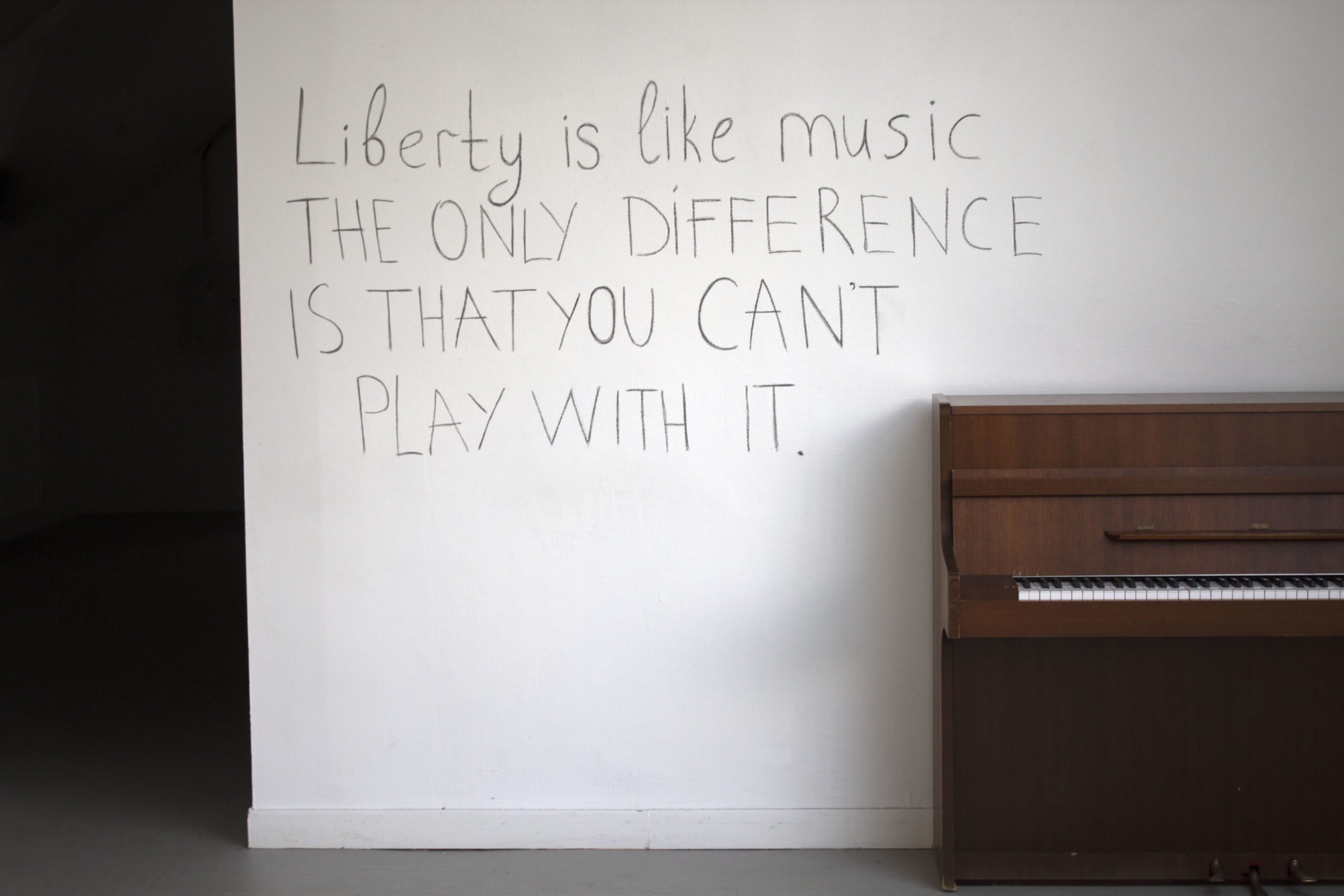 Liubov Jouault / Liberty is like music, the only difference is that you can’t play with it