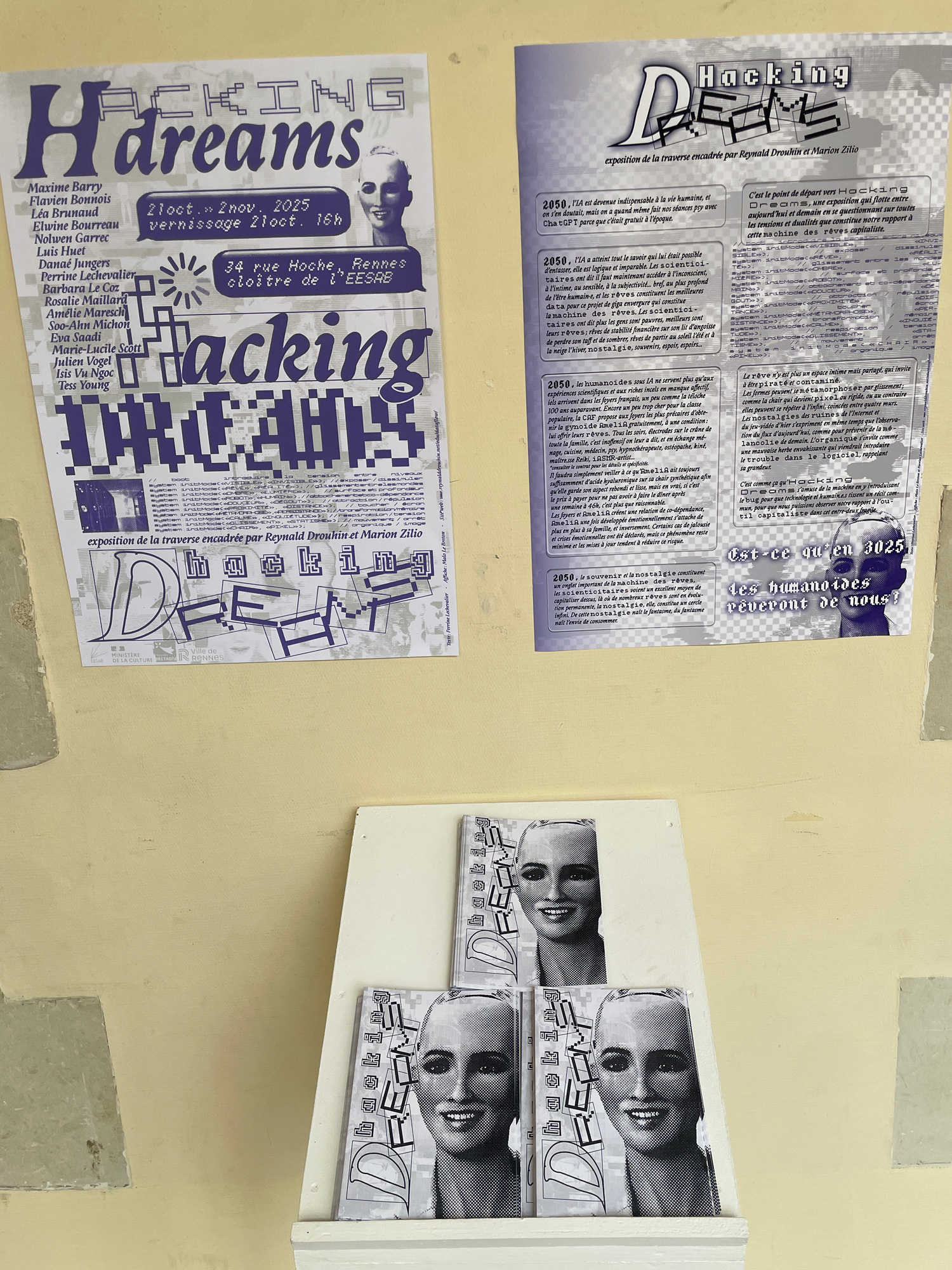 Affiche Hacking Dreams / Malo Le Breton
